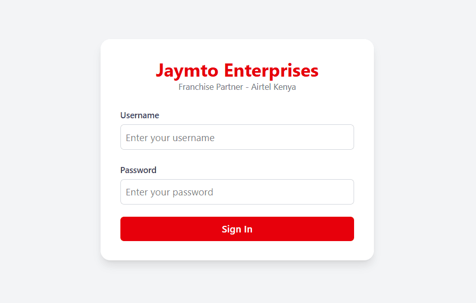Jaymto Enterprises Management System